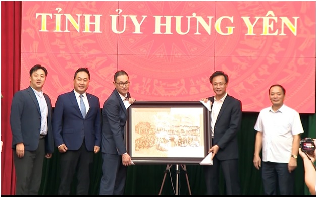 Đồng chí Bí thư Tỉnh ủy Nguyễn Hữu Nghĩa làm việc với Đại diện Hiệp hội Doanh nghiệp Hàn Quốc tại Việt Nam