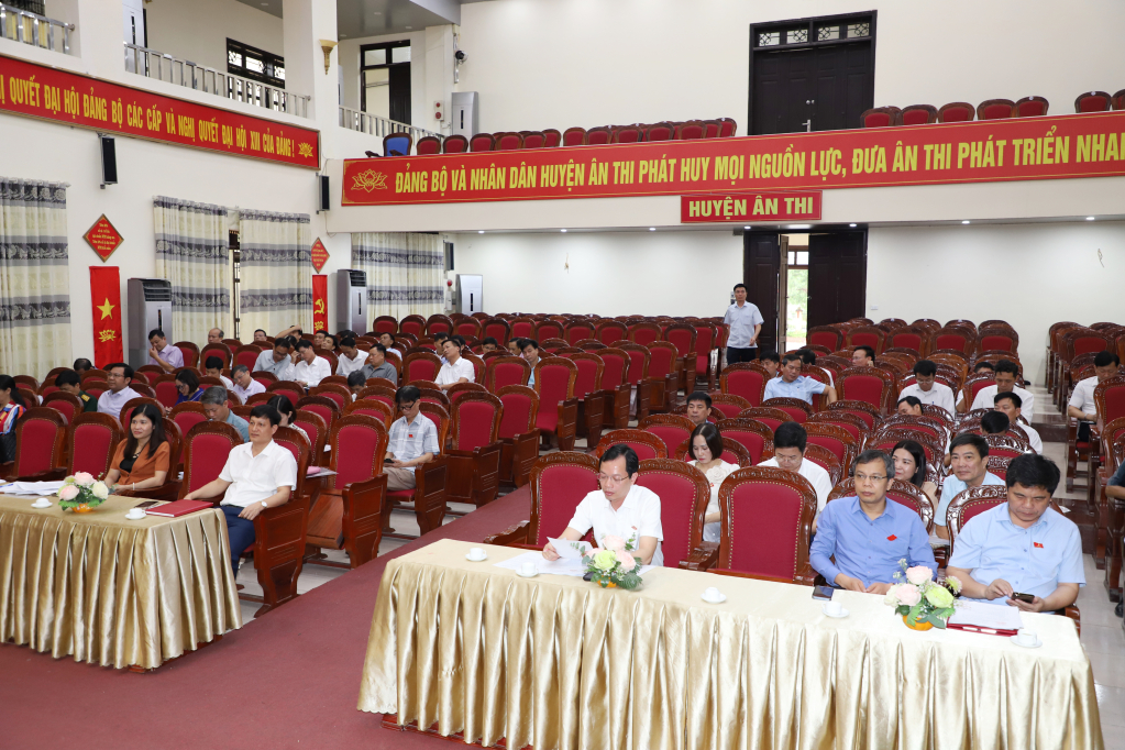 HĐND huyện Ân Thi: Thông qua chủ trương sắp xếp đơn vị hành chính cấp xã giai đoạn 2023-2025
