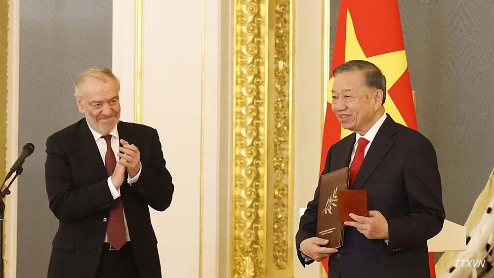 Tổng Bí thư, Chủ tịch nước Tô Lâm nhận Giải thưởng Hòa bình Quốc tế Lev Tolstoy năm 2026 Tại Liên bang Nga
