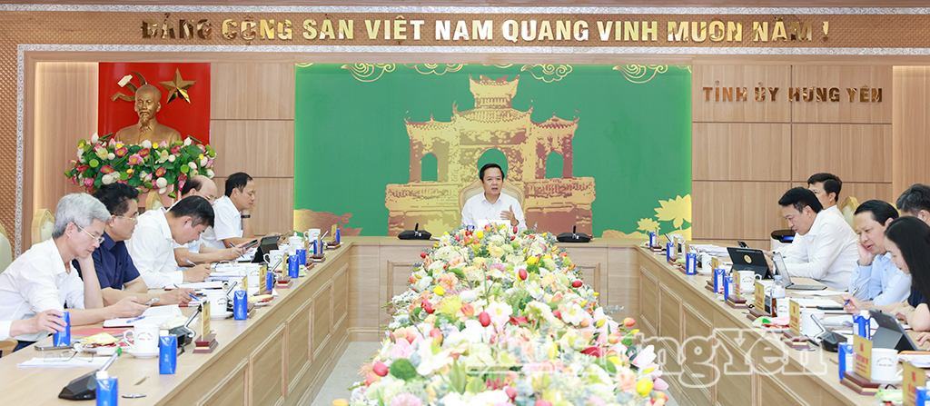 Ban Thường vụ Tỉnh ủy cho ý kiến nhiều nội dung thuộc thẩm quyền