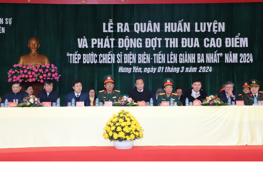 Bộ Chỉ huy quân sự tỉnh:Ra quân huấn luyện và phát động đợt thi đua cao điểm “Tiến bước chiến sĩ Điện Biên – Tiến lên giành 3 nhất” năm 2024