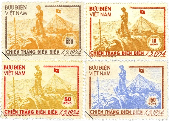 [Ảnh] Chiêm ngưỡng những bộ tem quý giá qua các dịp kỷ niệm Chiến thắng Điện Biên Phủ