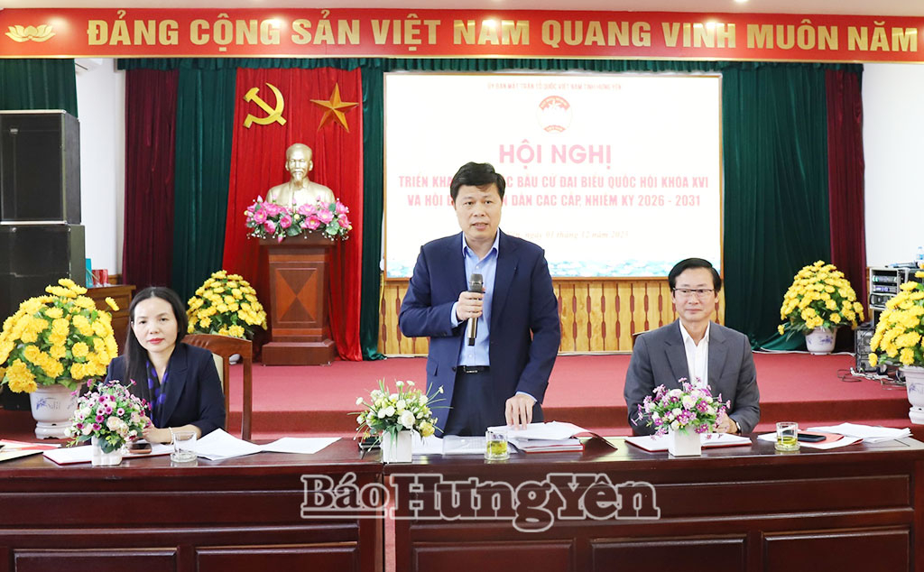 Triển khai công tác bầu cử đại biểu Quốc hội khóa XVI và đại biểu HĐND các cấp