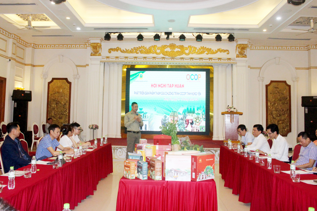 Tập huấn phát triển sản phẩm tham gia Chương trình OCOP tỉnh Hưng Yên