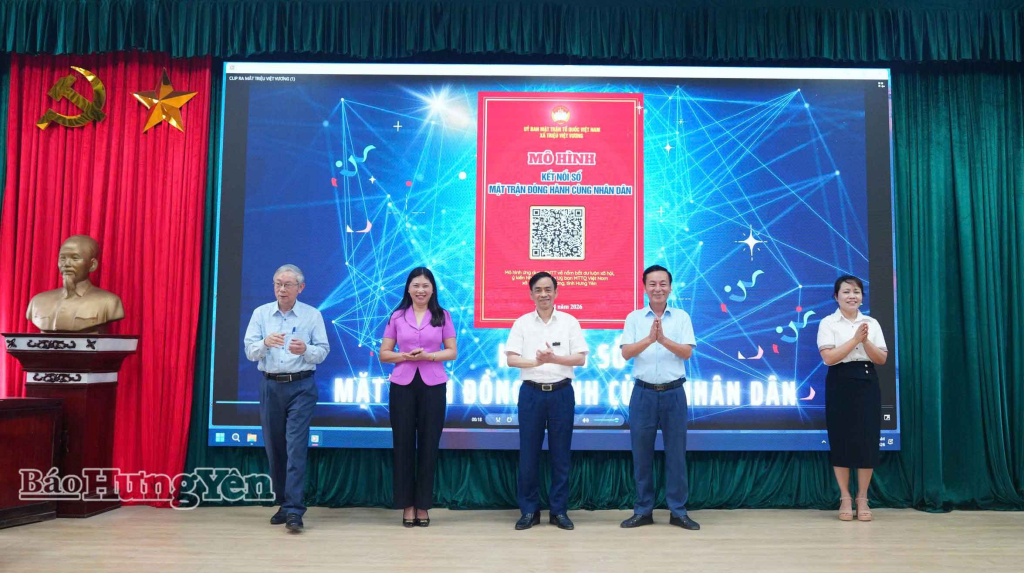 Xã Triệu Việt Vương: Ra mắt mô hình “Kết nối số - Mặt trận đồng hành cùng Nhân dân”