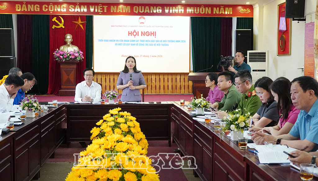 Ủy ban MTTQ Việt Nam tỉnh triển khai giám sát việc thực hiện Luật Bảo vệ môi trường