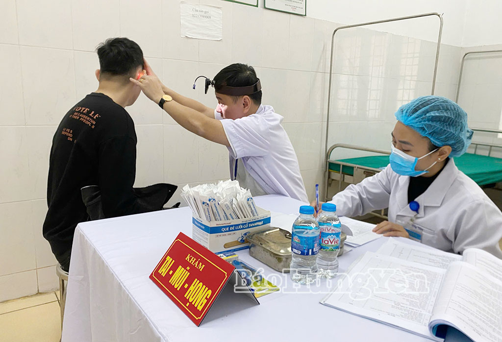 Xã Như Quỳnh khám tuyển sức khỏe nghĩa vụ quân sự năm 2026