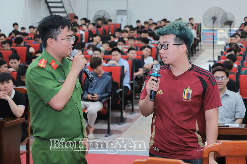 Tuổi trẻ Công an tỉnh với công tác tuyên truyền, phổ biến, giáo dục pháp luật