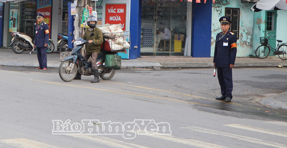 Mô hình tổ tự quản an toàn giao thông ở xã Vũ Quý