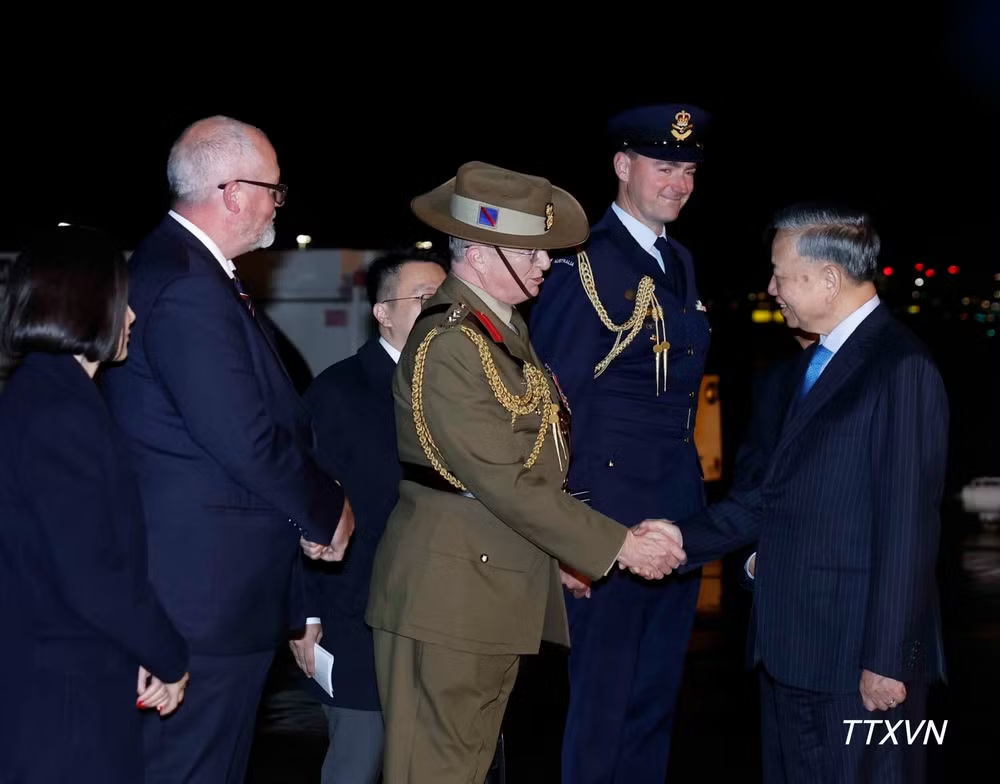 Tổng Bí thư, Chủ tịch nước Tô Lâm bắt đầu thăm cấp Nhà nước Liên bang Australia