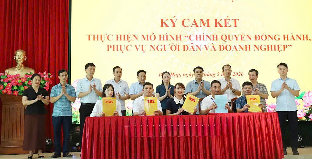 Xã Đức Hợp ra mắt mô hình “Dân vận khéo 1+10” và mô hình “Chính quyền đồng hành, phục vụ người dân và doanh nghiệp”