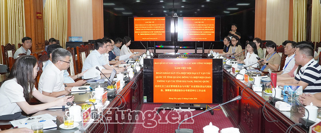 Doanh nghiệp Trung Quốc tìm kiếm cơ hội đầu tư logistics tại Hưng Yên