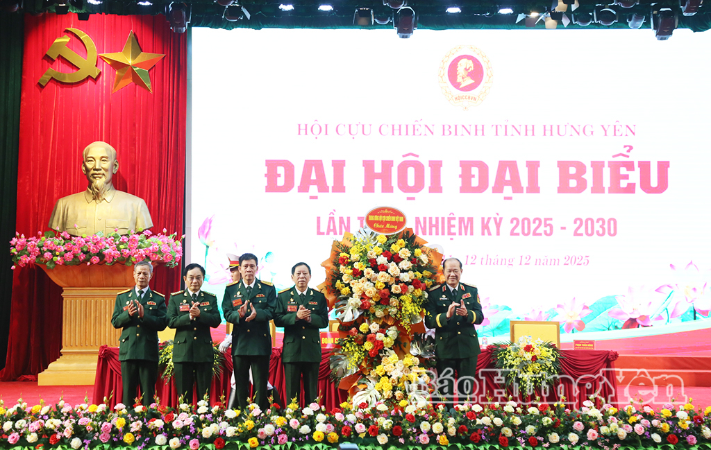 Đại hội đại biểu Hội Cựu chiến binh tỉnh Hưng Yên lần thứ I, nhiệm kỳ 2025 - 2030