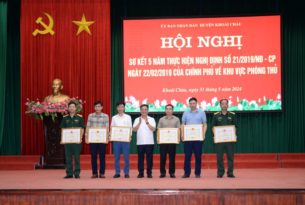 Khoái Châu: Sơ kết 5 năm thực hiện Nghị định số 21 của Chính phủ về khu vực phòng thủ