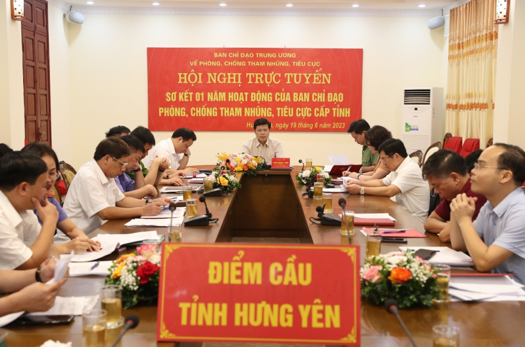 Sơ kết 1 năm hoạt động của Ban Chỉ đạo phòng, chống tham nhũng, tiêu cực tỉnh, thành phố trực thuộc Trung ương