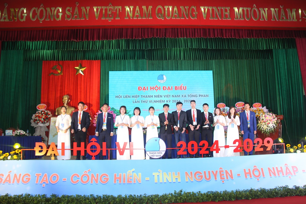 Đại hội đại biểu Hội Liên hiệp thanh niên xã Tống Phan lần thứ VI, nhiệm kỳ 2024-2029