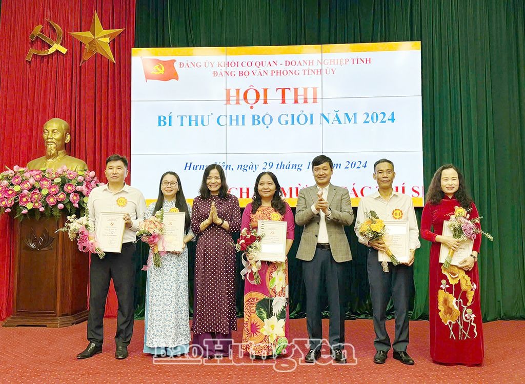 Đảng bộ Văn phòng Tỉnh ủy: Hội thi Bí thư chi bộ giỏi năm 2024 