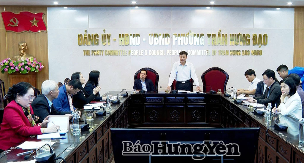 Hội nghị hiệp thương lần thứ nhất giới thiệu người ứng cử đại biểu HĐND phường Trần Hưng Đạo khoá V, nhiệm kỳ 2026 - 2031