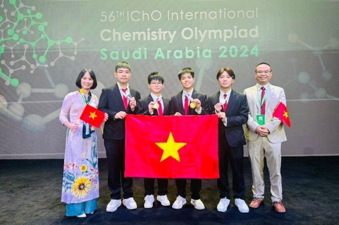 Việt Nam đứng thứ 2 Olympic Hóa học quốc tế 2024