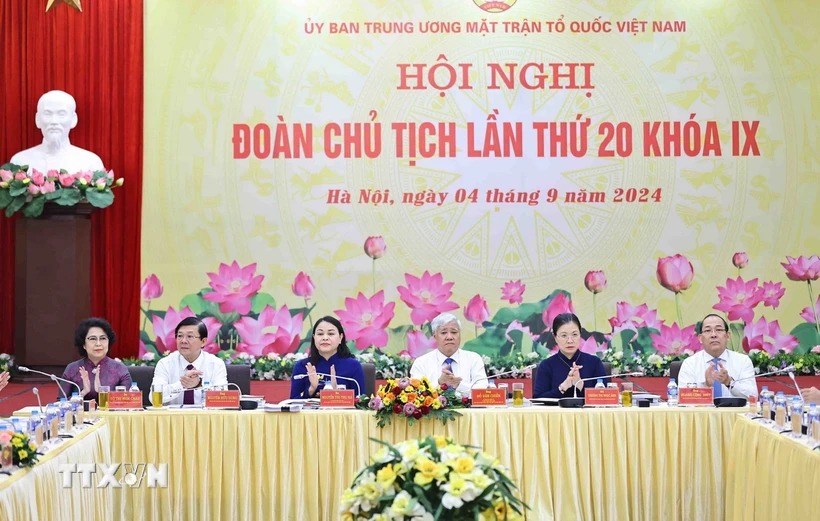 Hội nghị Đoàn Chủ tịch Ủy ban Trung ương Mặt trận Tổ quốc Việt Nam lần thứ 20