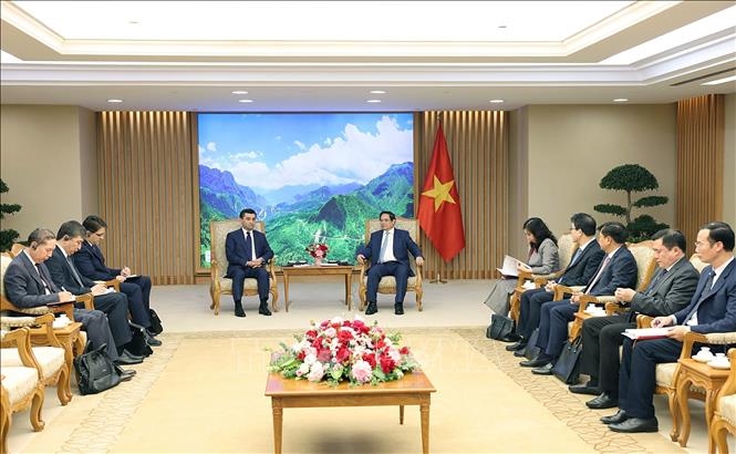 Thủ tướng Phạm Minh Chính tiếp Bộ trưởng Ngoại giao Uzbekistan Bakhtiyor Saidov