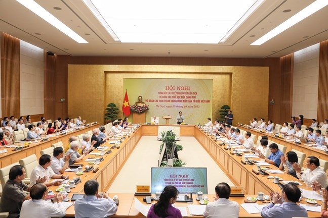 Phối hợp giữa Chính phủ và MTTQ Việt Nam thiết thực, hiệu quả